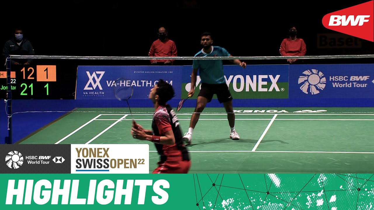 Prannoy H. S. and Jonatan Christie put on a brilliant display in the men’s singles final