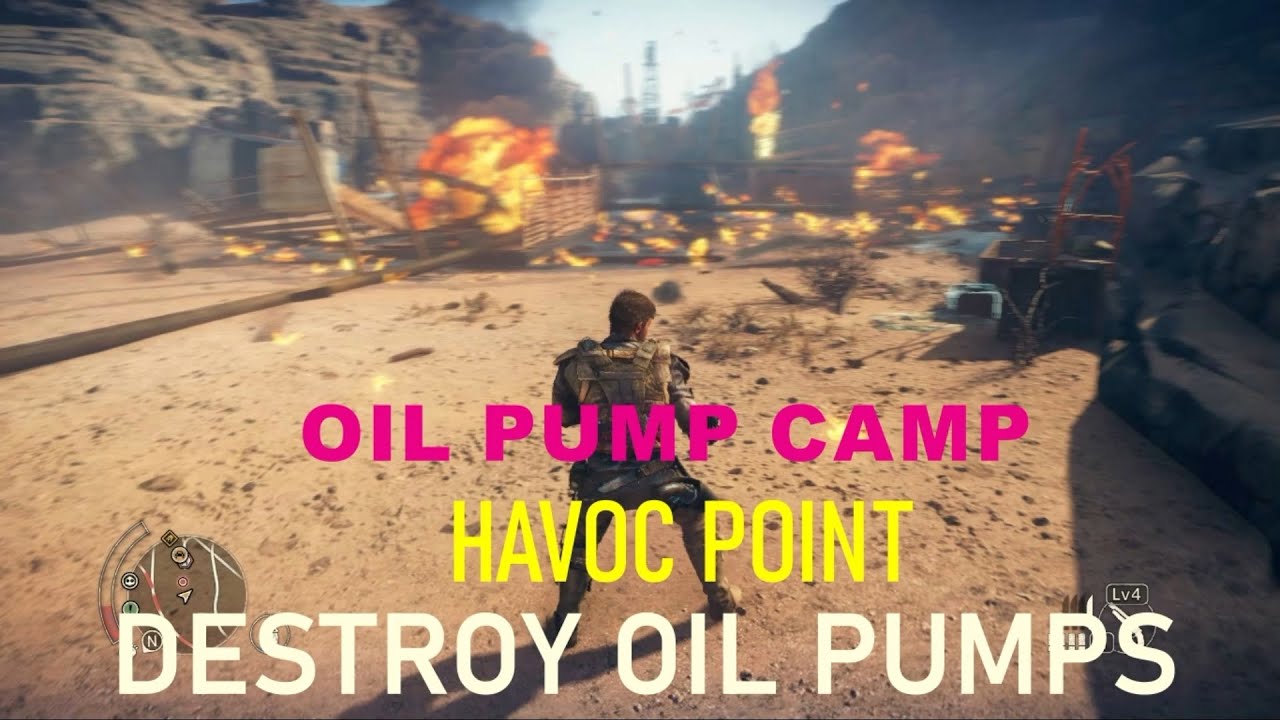 MAD MAX  OIL PUMP CAMP  HAVOC POINT DESTROY OIL PUMPS