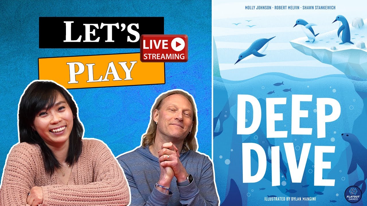 DEEP DIVE -  Live Board Game Playthrough & Review e124
