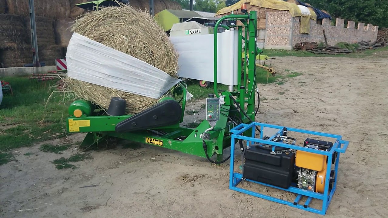 MOBIL HIDRAULIKUS TÁPEGYSÉGGEL BÁLACSOMAGOLÓ GÉP MEGHAJTÁSA 2/2