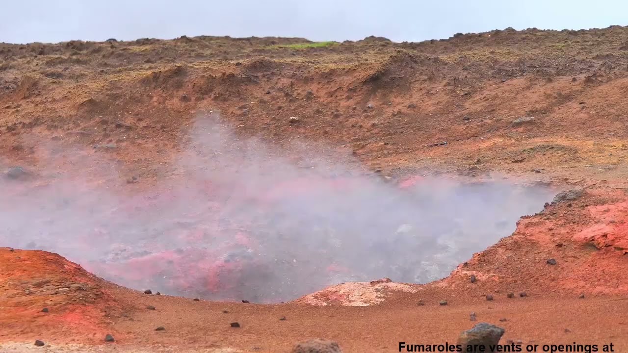 What are Fumaroles from Volcanos