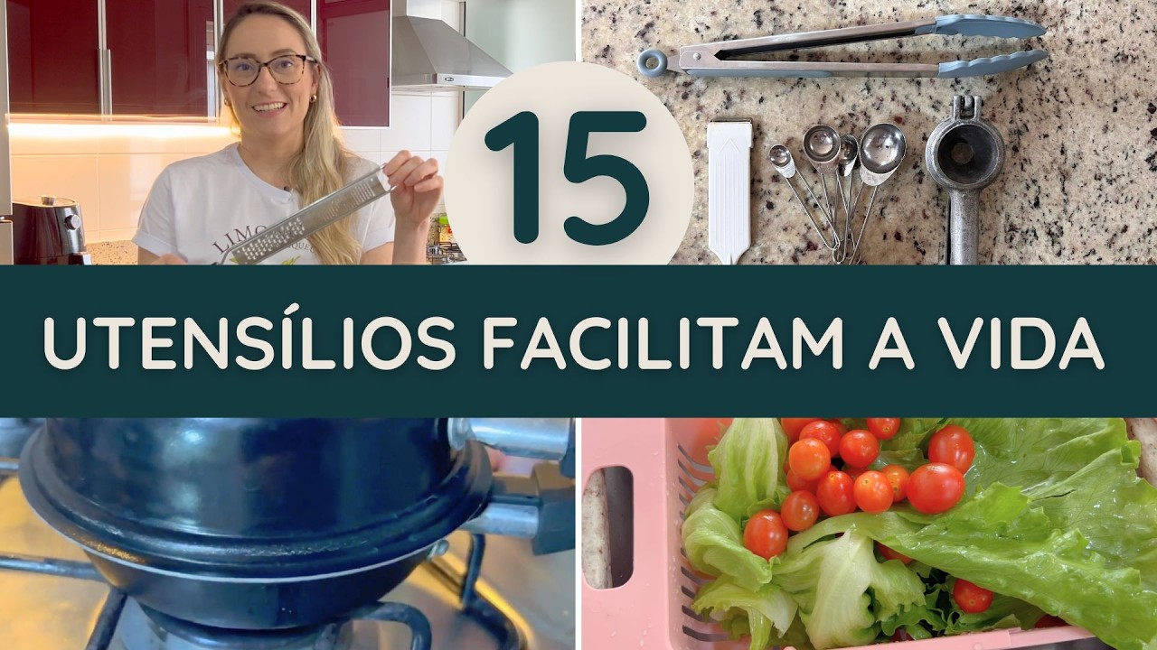 UTENS&Iacute;LIOS DE COZINHA QUE N&Atilde;O PODEM FALTAR NA COZINHA PR&Aacute;TICA | 15 utens&iacute;lios de cozinha preferidos