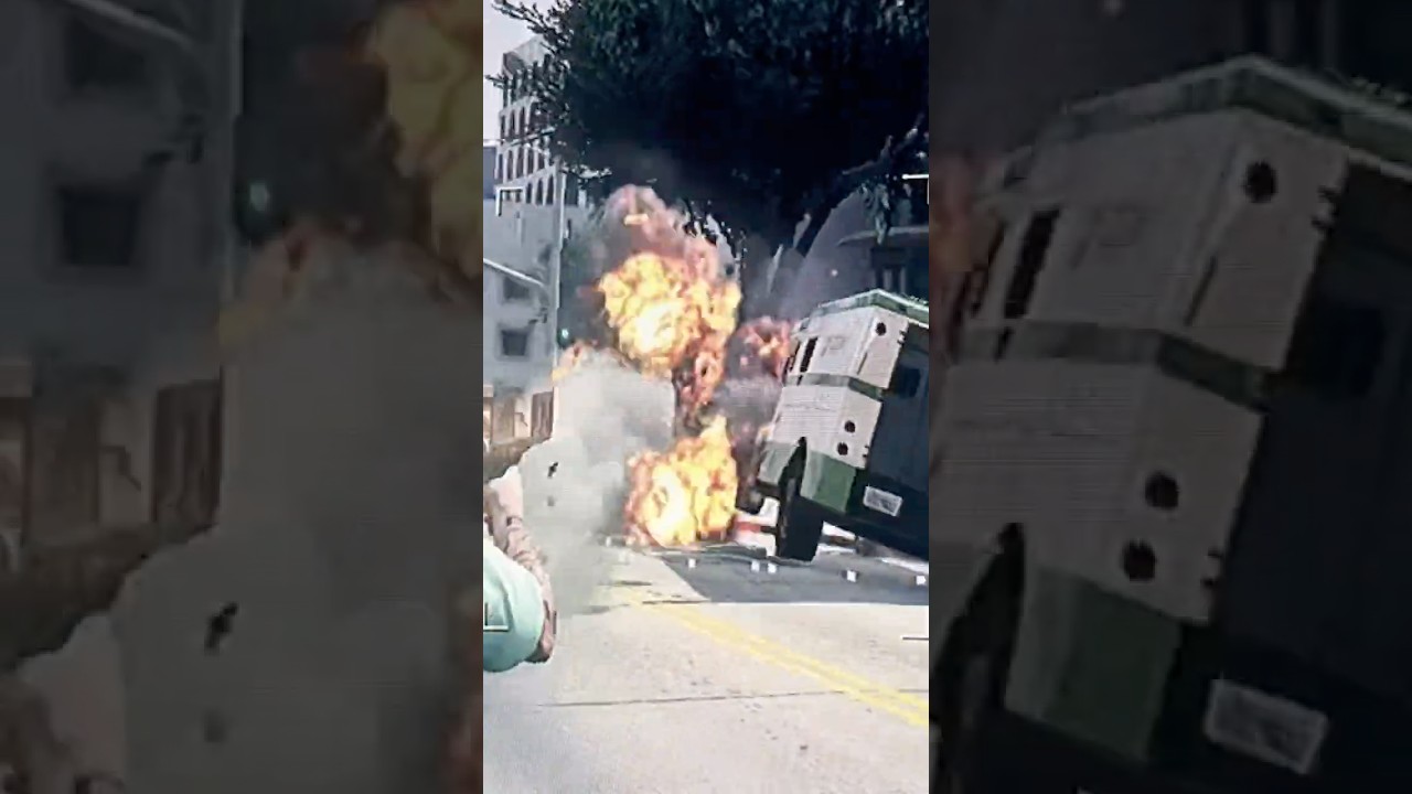 GTA V Bank Robbery Failure 