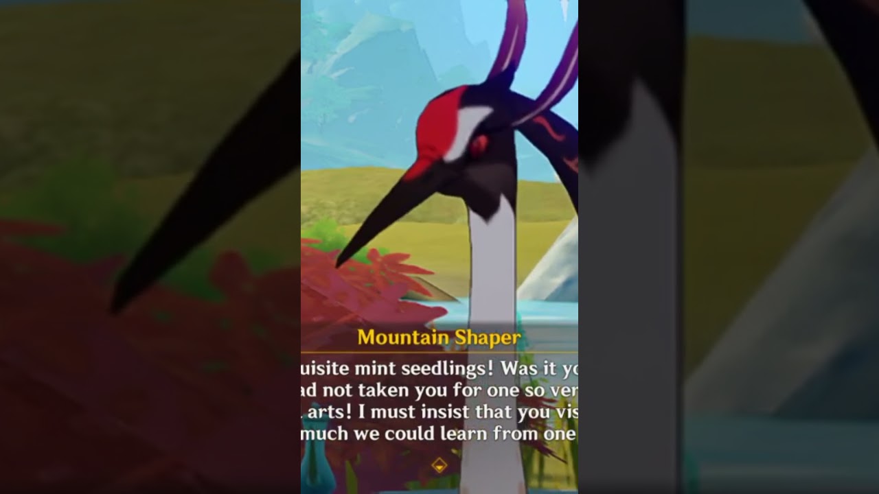 Mountain Shaper planted mints in Cloud retainer's garden 