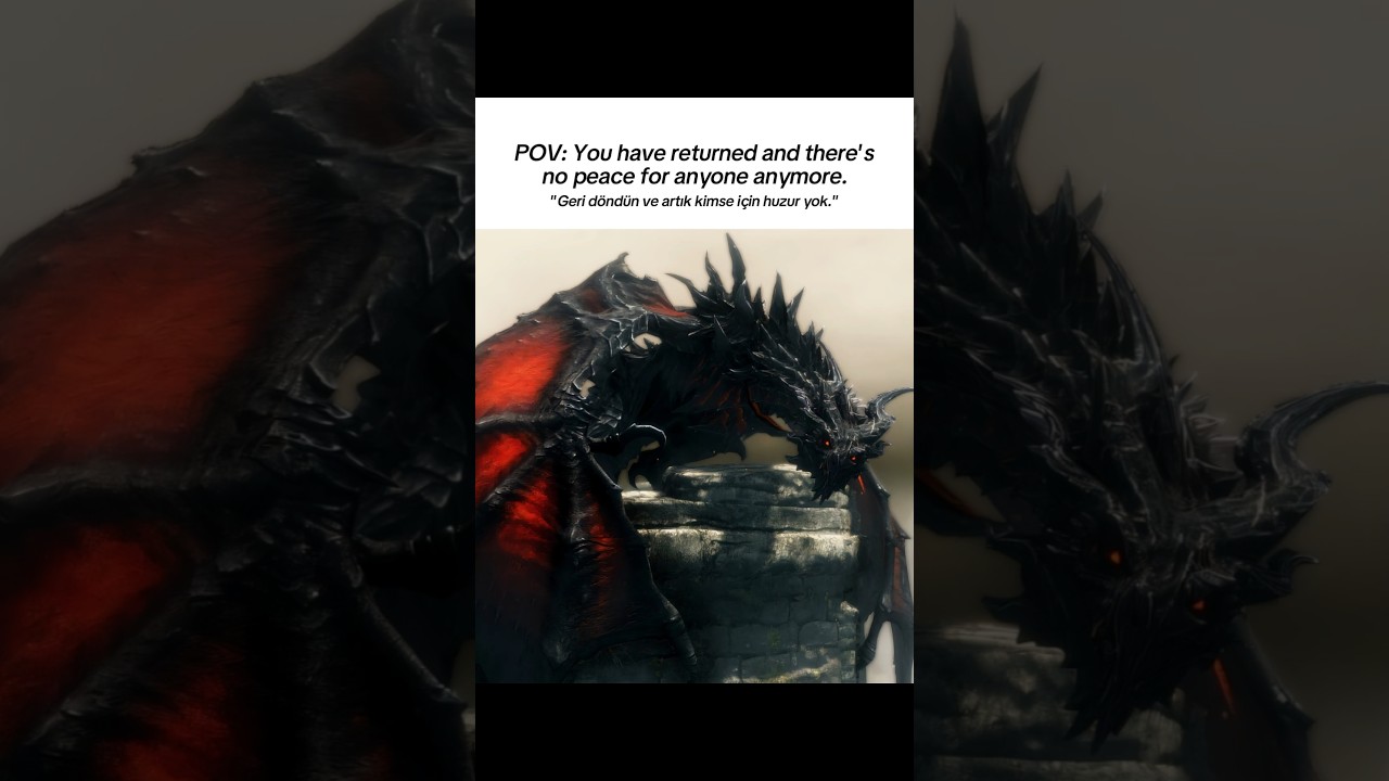 Arrogant Mortal! - The Elder Scrolls V: Skyrim | Alduin Edit #skyrim #alduin #edit