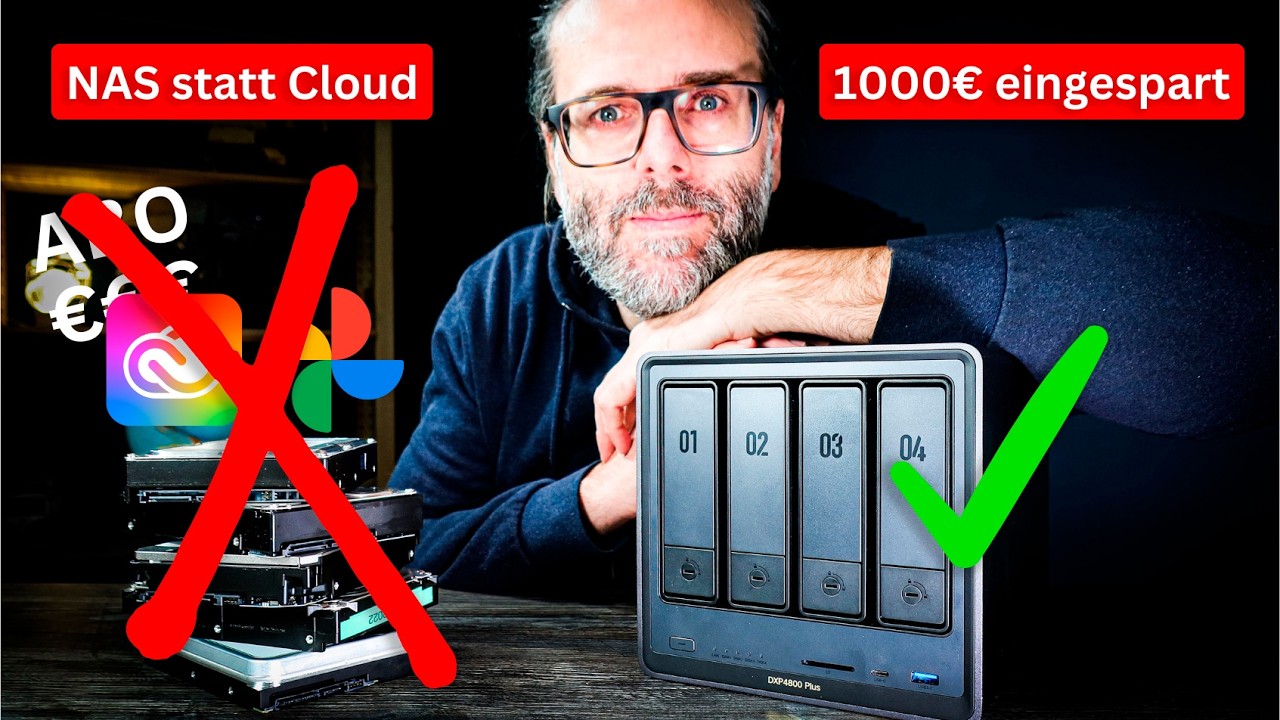 Cloud-Speicher zu teuer? So spare ich 1000&euro; mit dem UGREEN NASync DXP4800 Plus
