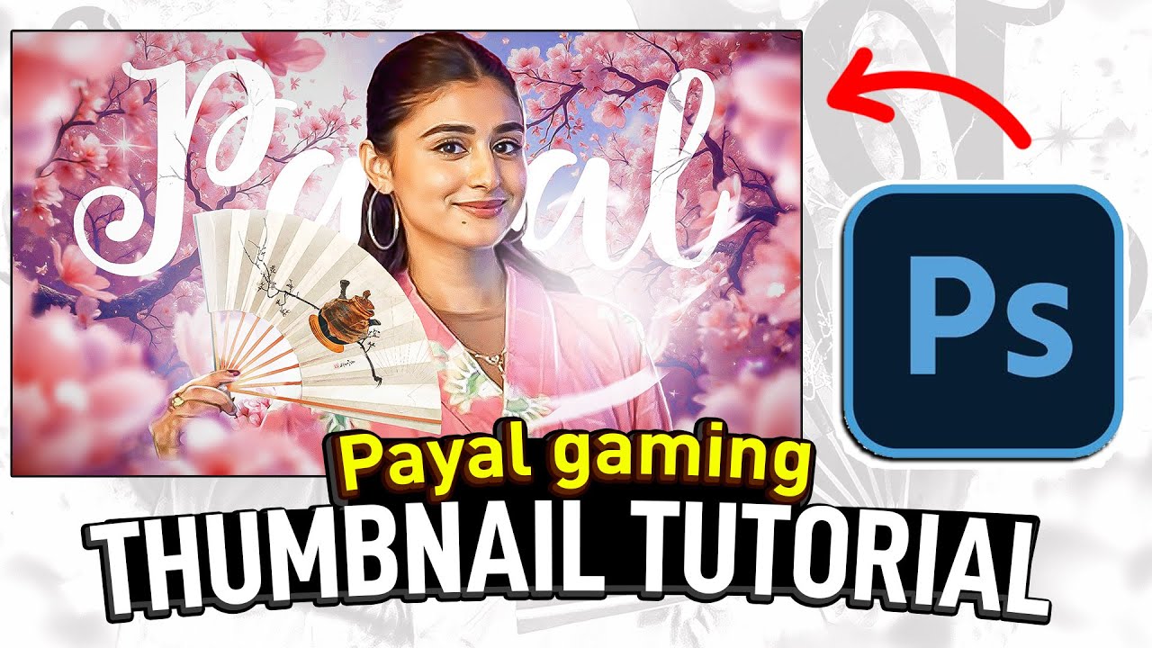 How To Make Thumbnails like Payal Gaming | Photoshop Tutorial