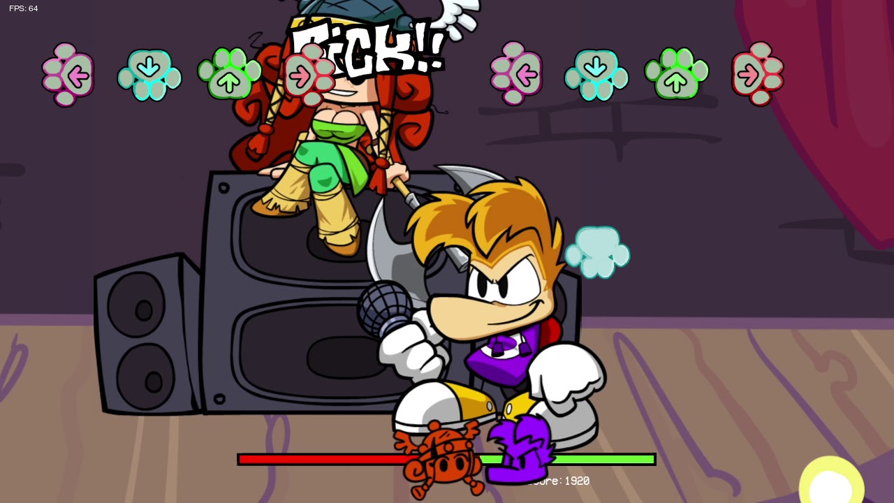 FNF RAYMAN and BARBARA (mod) tutorial