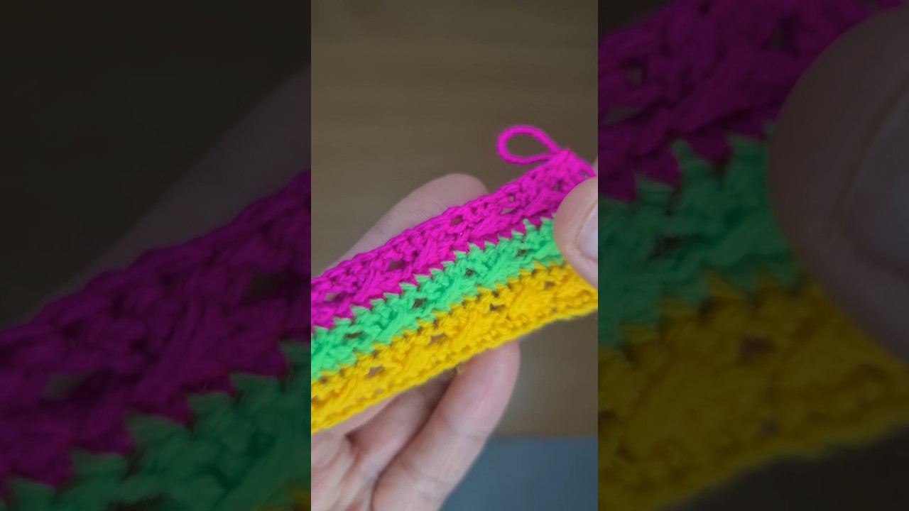 Cross over stitch crochet Easy blanket stitch 