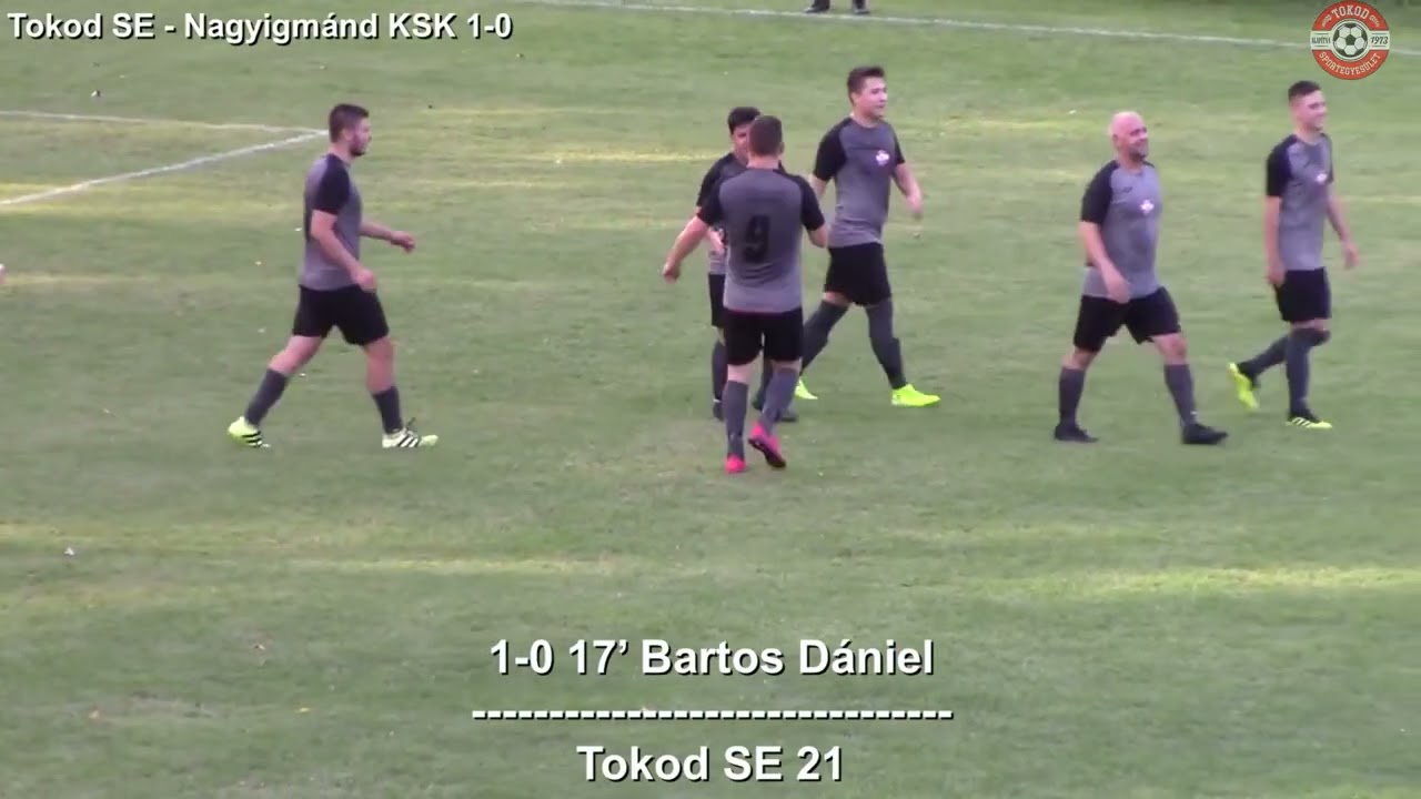 Bartos Dániel gólja - Tokod SE – Nagyigmánd KSK 1-3 (1-1)