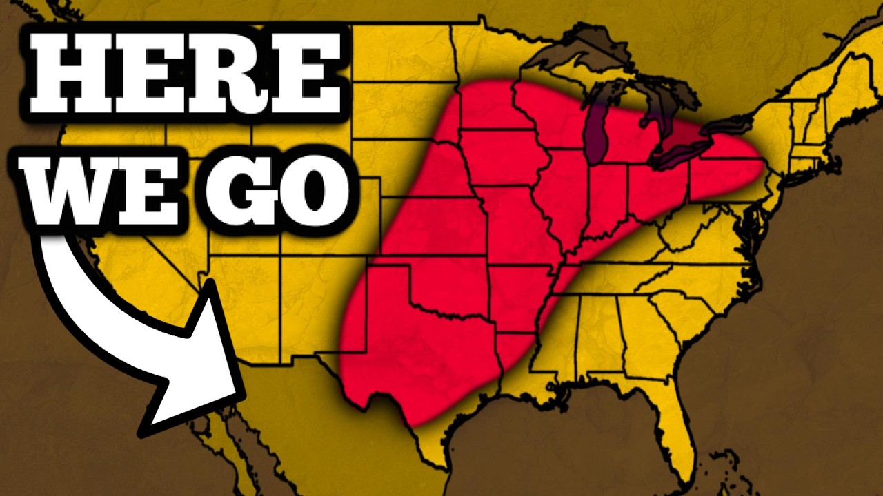 Быстро формируется огромная грозовая цепь...