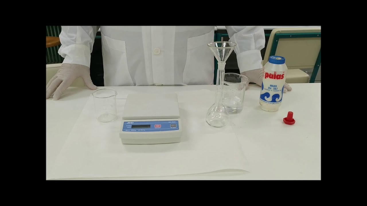 Παρασκευή διαλύματος NaCl 2% w/v - ΕΚΦΕ Κιλκίς