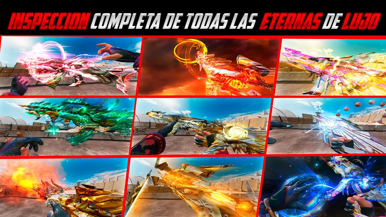 ¡TODAS las Skins Eternas de Lujo De Blood Strike! (Inspección 4K)