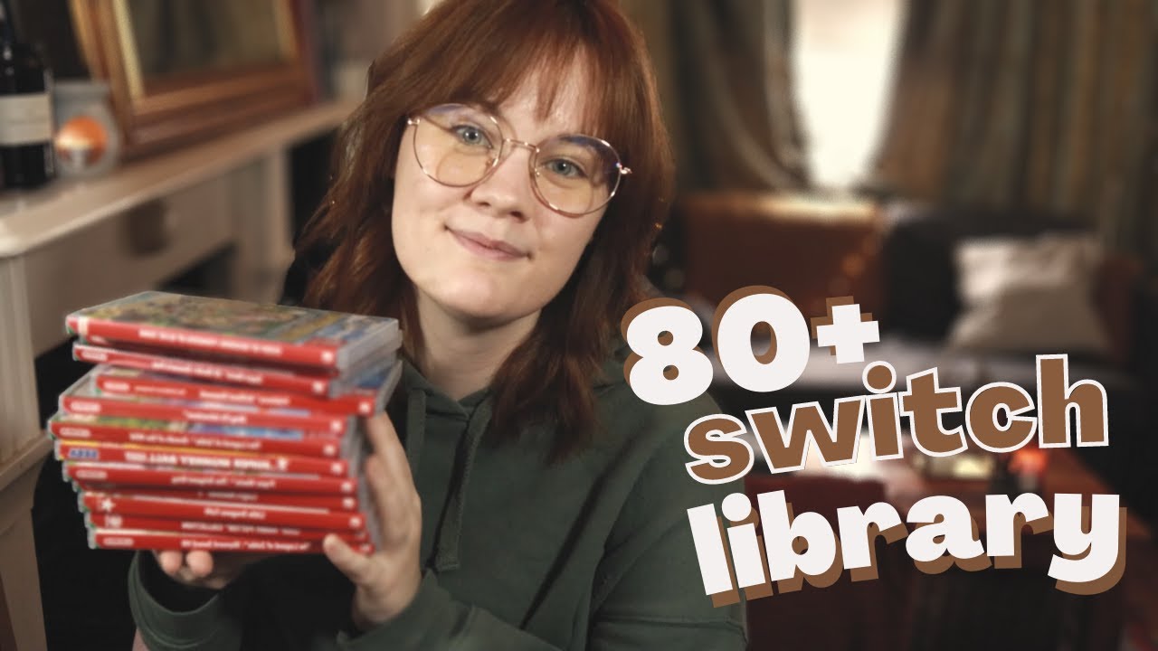 Моя коллекция из более чем 80 игр Nintendo Switch 2022 года