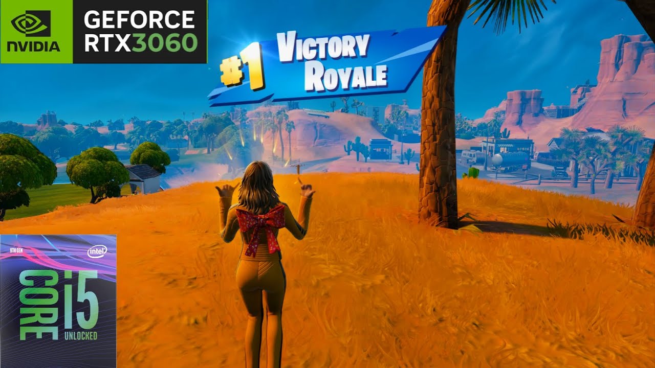 RTX 3060 + I5-9400F | FORTNITE |(MEDIUM DLSS Q)