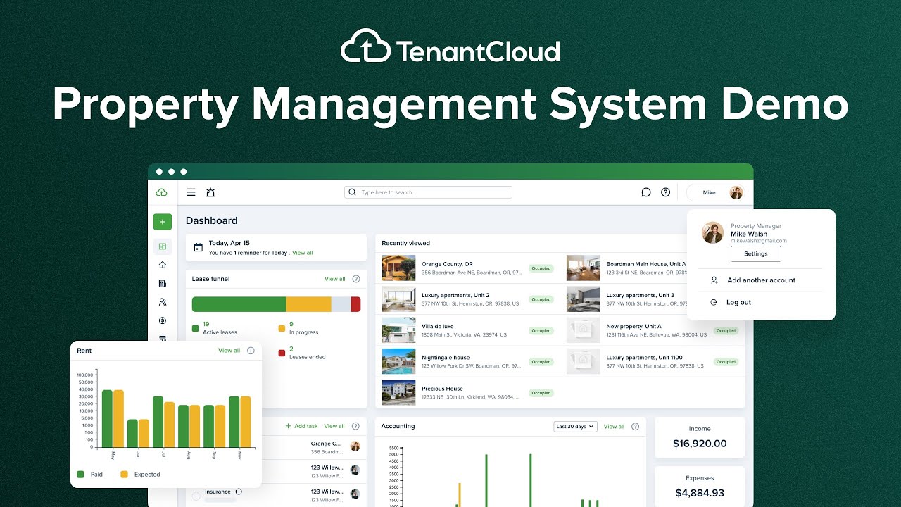 TenantCloud Property Management System Demo