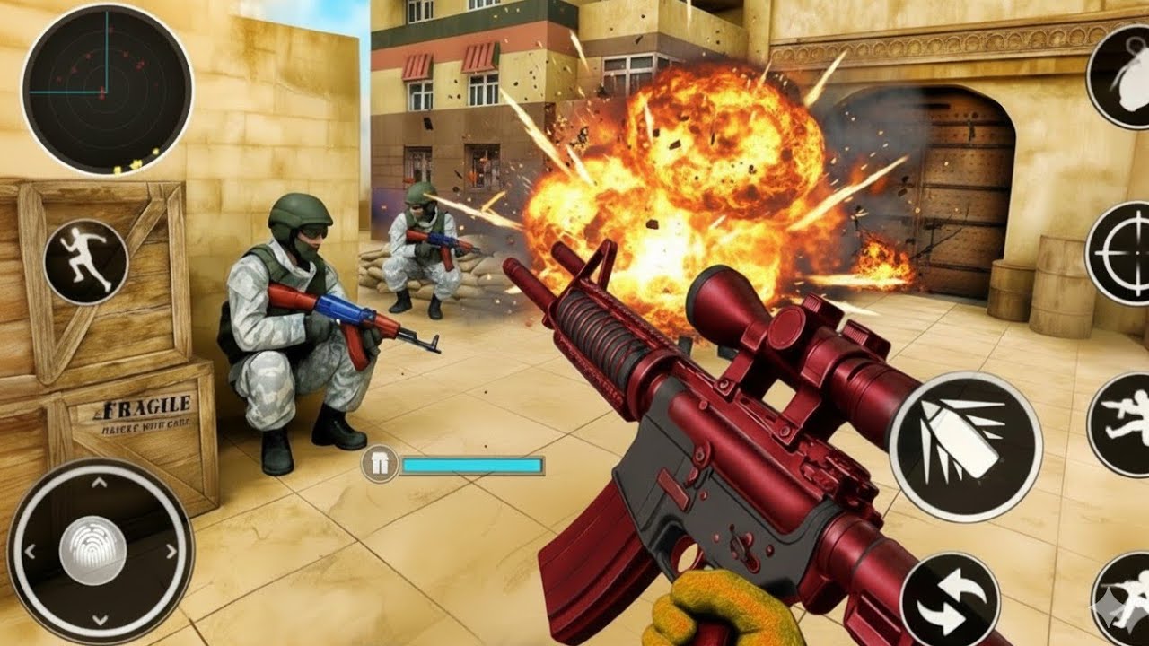 Gun Strike FPS Shooting Game - Banduk Wala Goli Wala Game - Android GamePlay#02