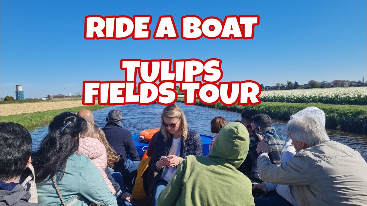 BOAT RIDE TO THE TULIPS FIELD KEUKENHOF NETHERLANDS ##holland #tulips #netherlands