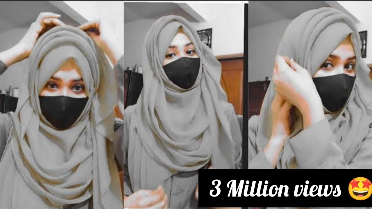 1 Minute Hijab | instant Hijab tutorial | Hijab tutorial 2021 | Niqab style Hijab | Daily lifestyle