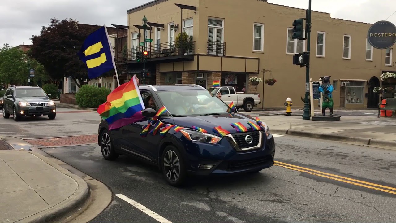 LGBQT community holds Gay Pride Month car parade