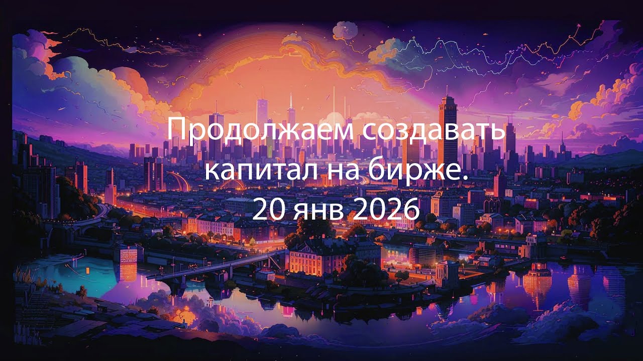 Продолжаем создавать капитал на бирже. 20 янв 2026