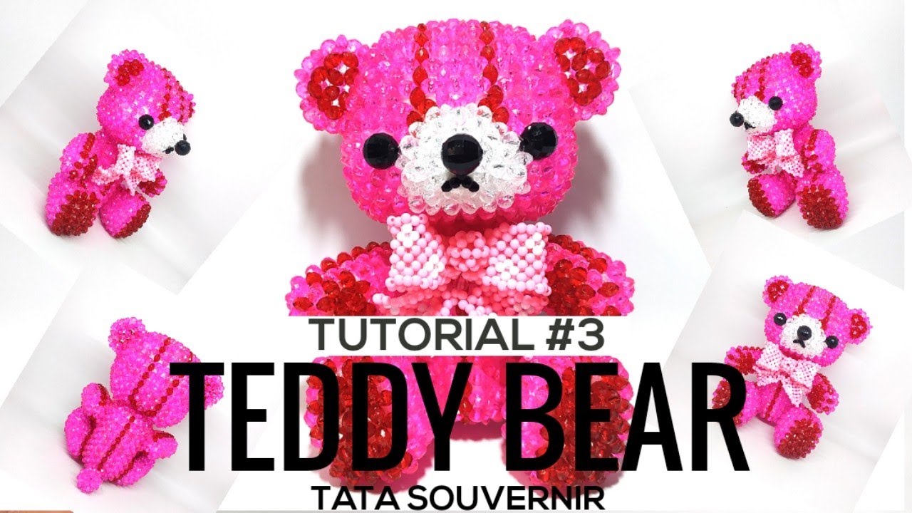 How to Beads Teddy Bear Part 3(Remake)/DIY Teddy Bear/Tutorial Teddy Bear From Beads/Kerajinan Manik