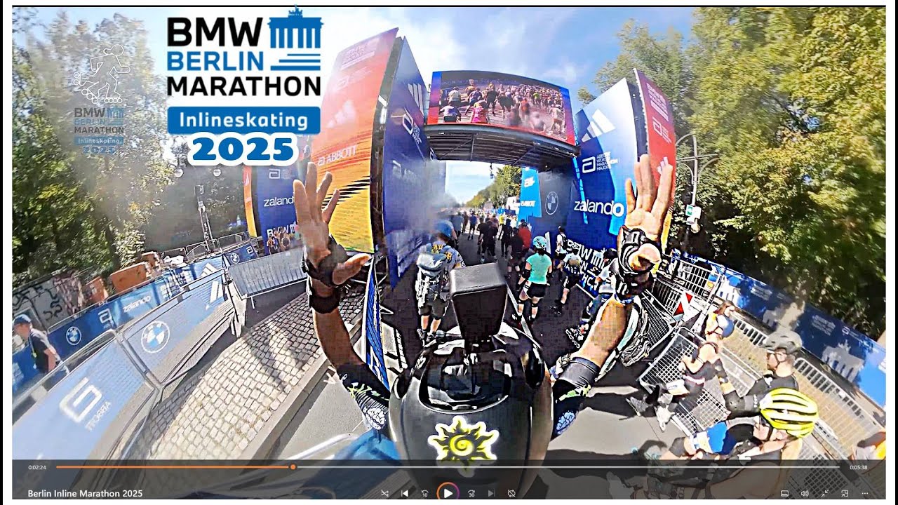 Berlin Marathon Inline 2025 🇩🇪🛼 | Desde la última línea hasta la salida | Video 360° GoPro MAX