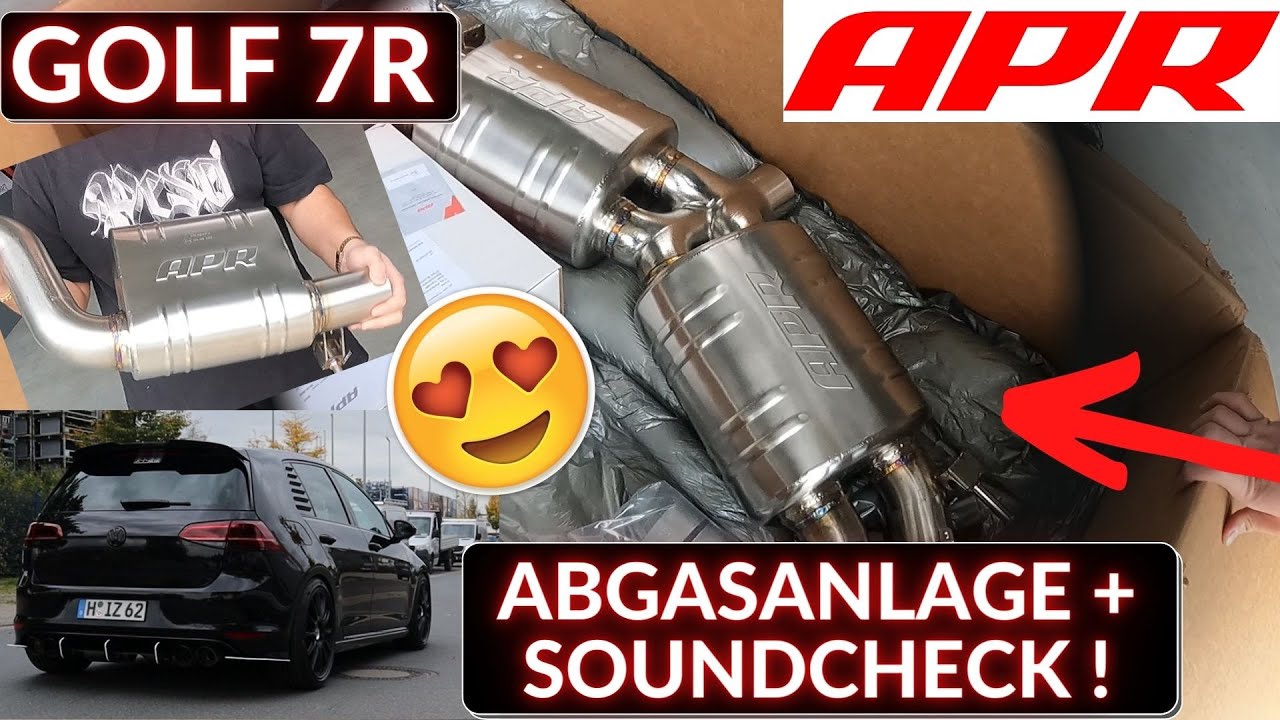 APR ABGASANLAGE (ECE) + Sound🥶 | GOLF 7R | Enneo