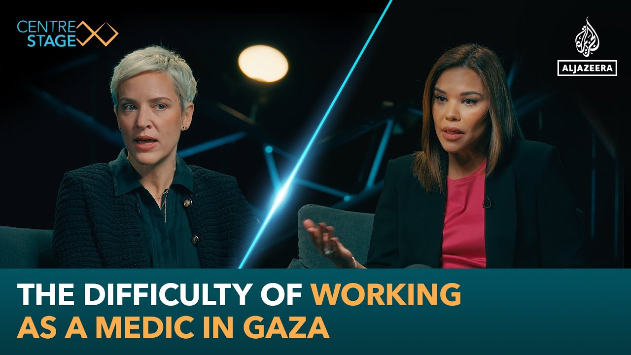 The difficulty of working as a medic in Gaza | Centre Stage