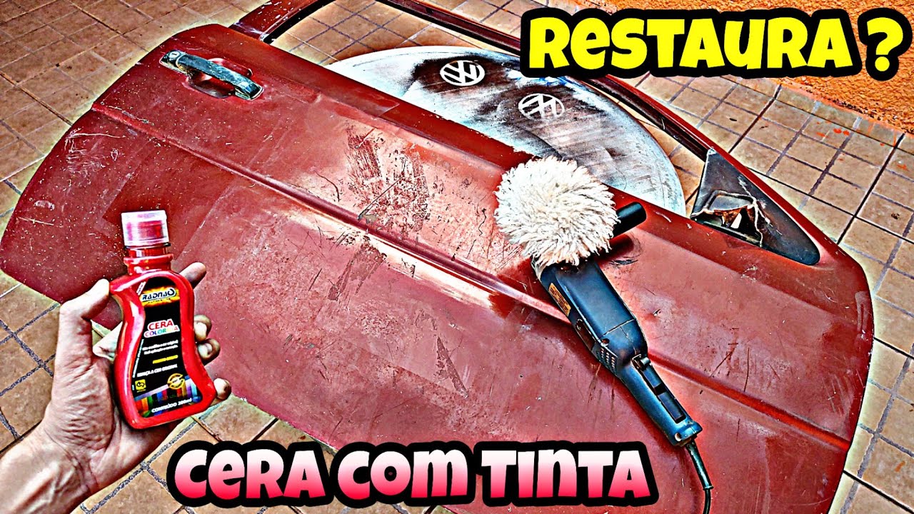 CERA COM TINTA RESTAURA PINTURA ?