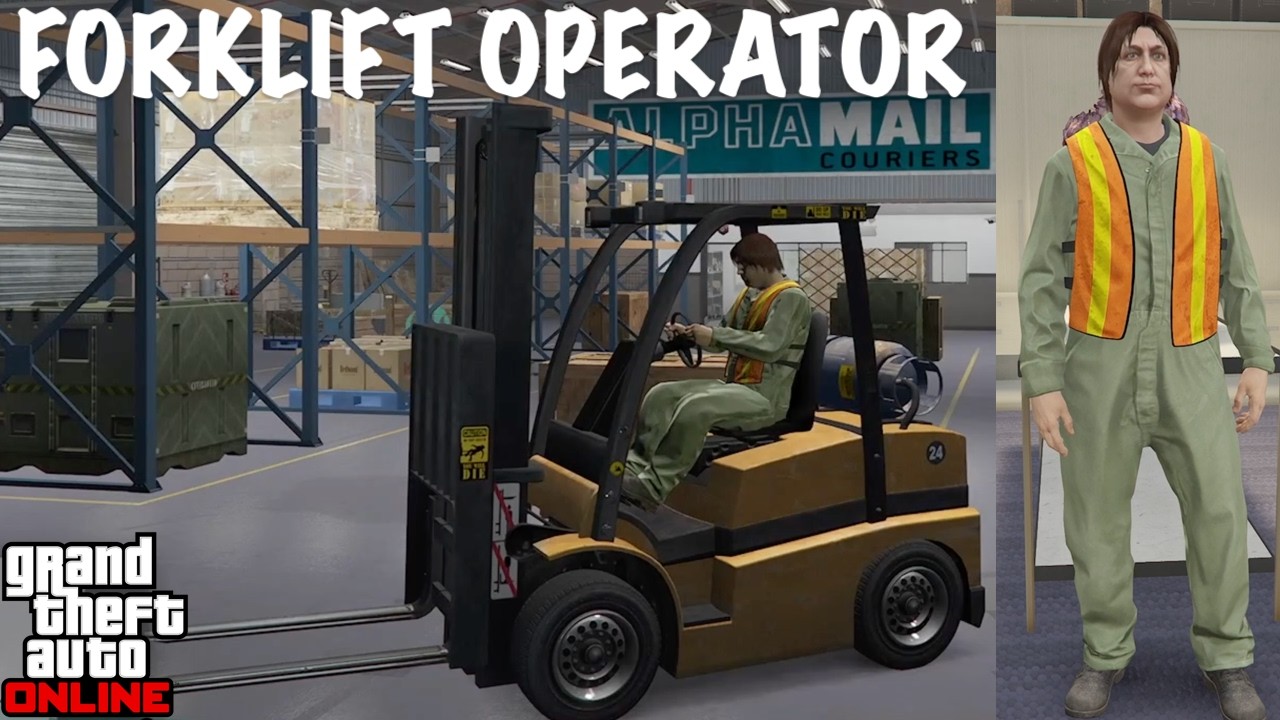 Forklift Operator - New Odd Job (GTA Online)