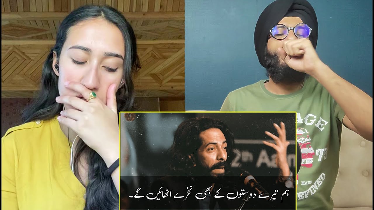 Indian Reaction to Ali Zaryoun New Sad Poetry | Attitude Shayari | Ali Zaryoun Poetry 2021