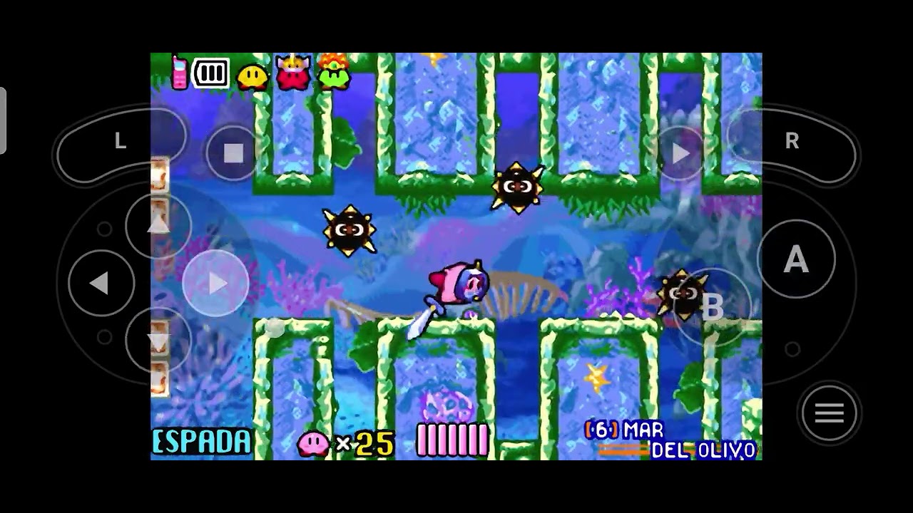 El Mar del Olivo en Kirby and the Amazing Mirror #11 