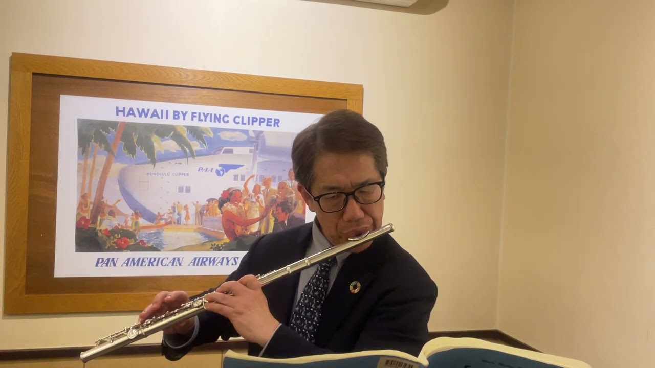 藤野年喜 Flute Prelude de Te Deum by Marc-Antoine Charpentier