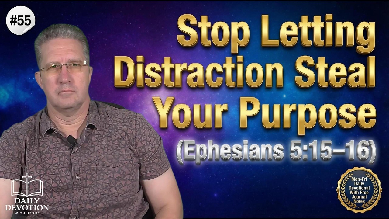 Stop Letting Distraction Steal Your Purpose | Ephesians 5:15–16 | Daily Devotion with Jesus