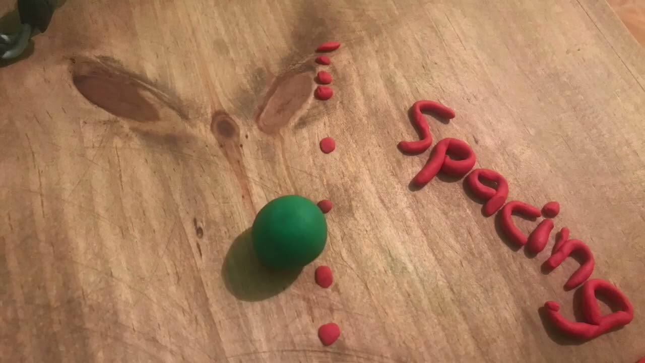 Visualization of Spacing in Stop-Motion