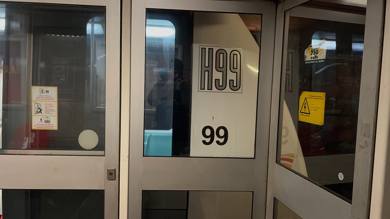 (METRO VAL 208) Trajet entre Gare Lille Flandres à Porte des Postes - Rame HP 99