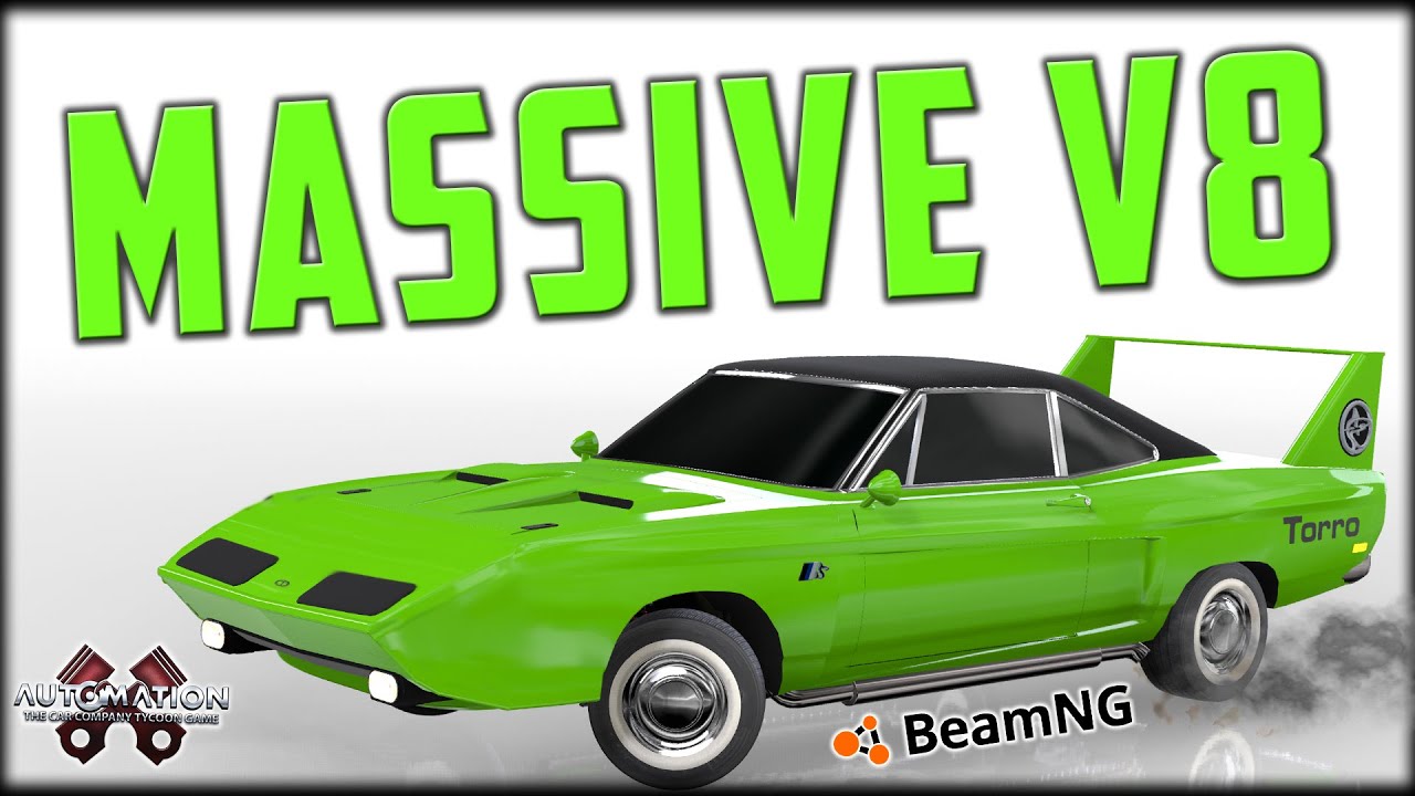 Building The Most Insane Muscle Car Ever!! Automation - BeamNG