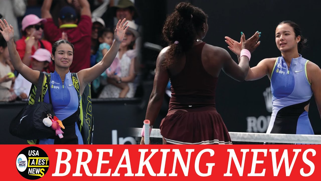 Eala Exits First Round Of Australian Open After Falling To Parks