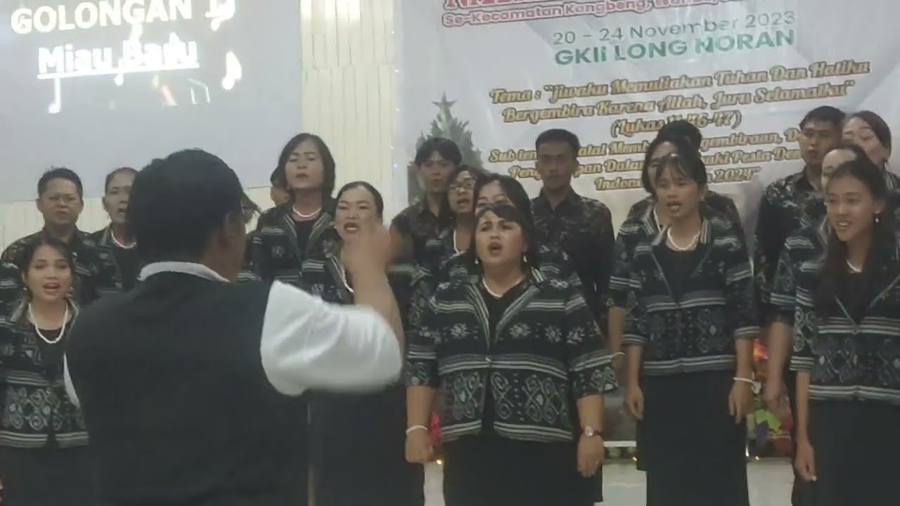 Paduan Suara Miau Baru : Natal Gabungan GKII (Long Noran 2023)