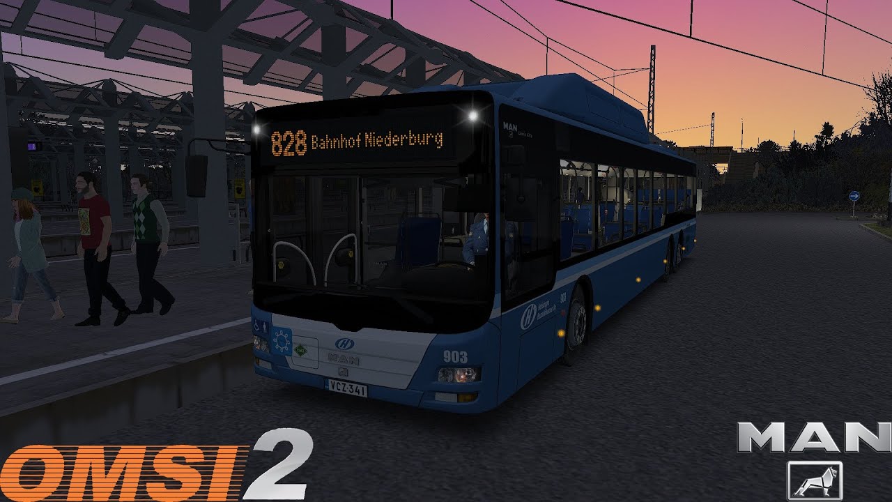 Omsi 2 - Ahlheim Laurenzbach Updated - Line 828 - MAN Lion's City A26 L CNG