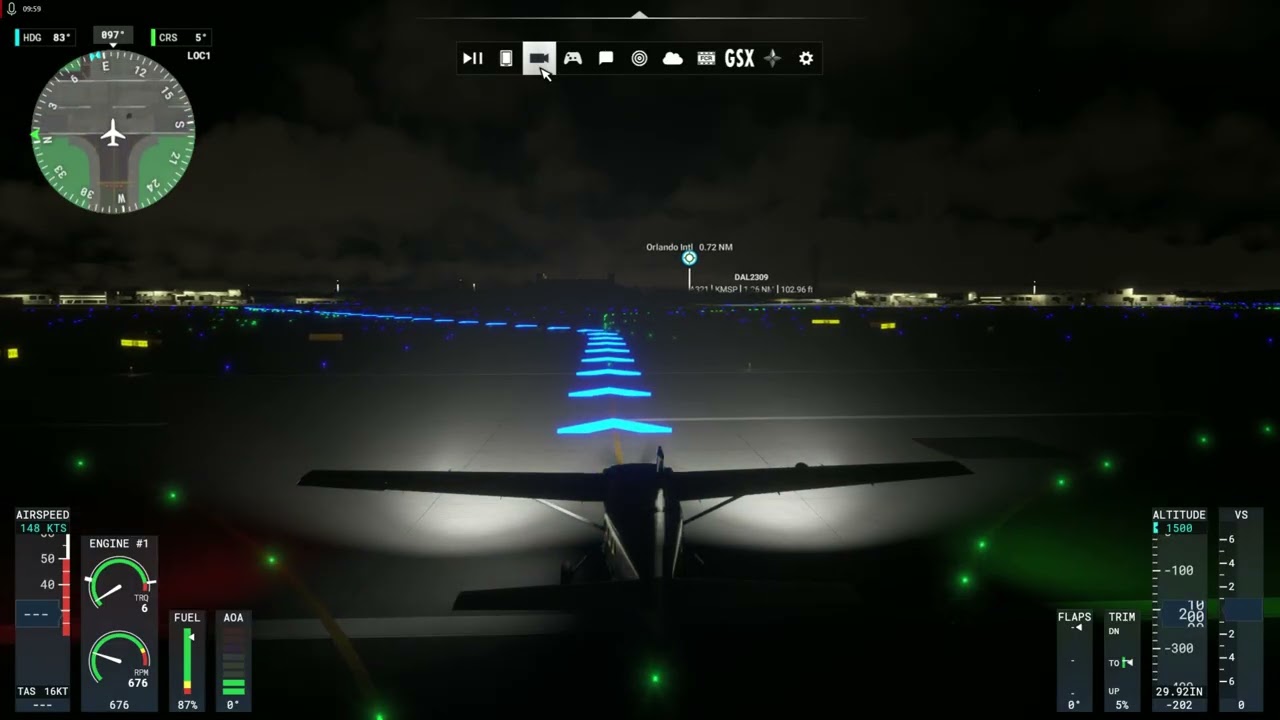 Microsoft Flight Simulator 2024 Getting better with the Cessna 172 Variant Passenger Part 2
