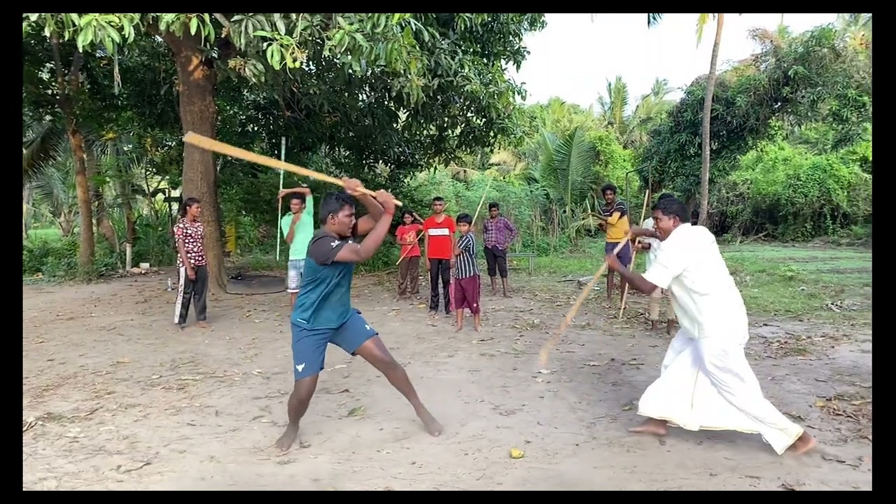 கள்ளப்பத்து சண்டை முறை பாடம் ..இரட்டை கம்பு சுற்று ...#silambam