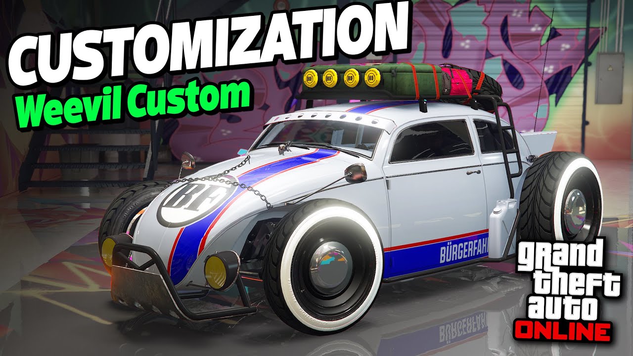 GTA 5 Online - BF Weevil Custom (VW Beetle Rat Rod) | Benny's Original Motor Works