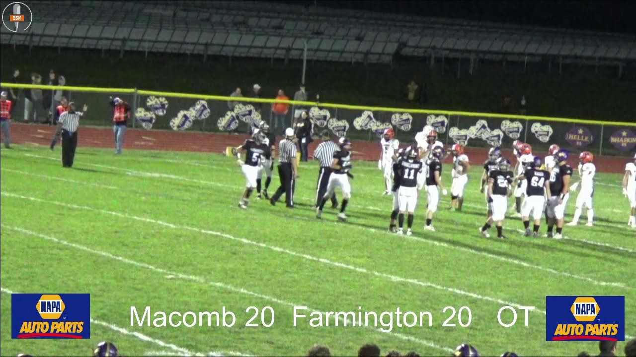 Macomb Bomber Football 2024 Week 6