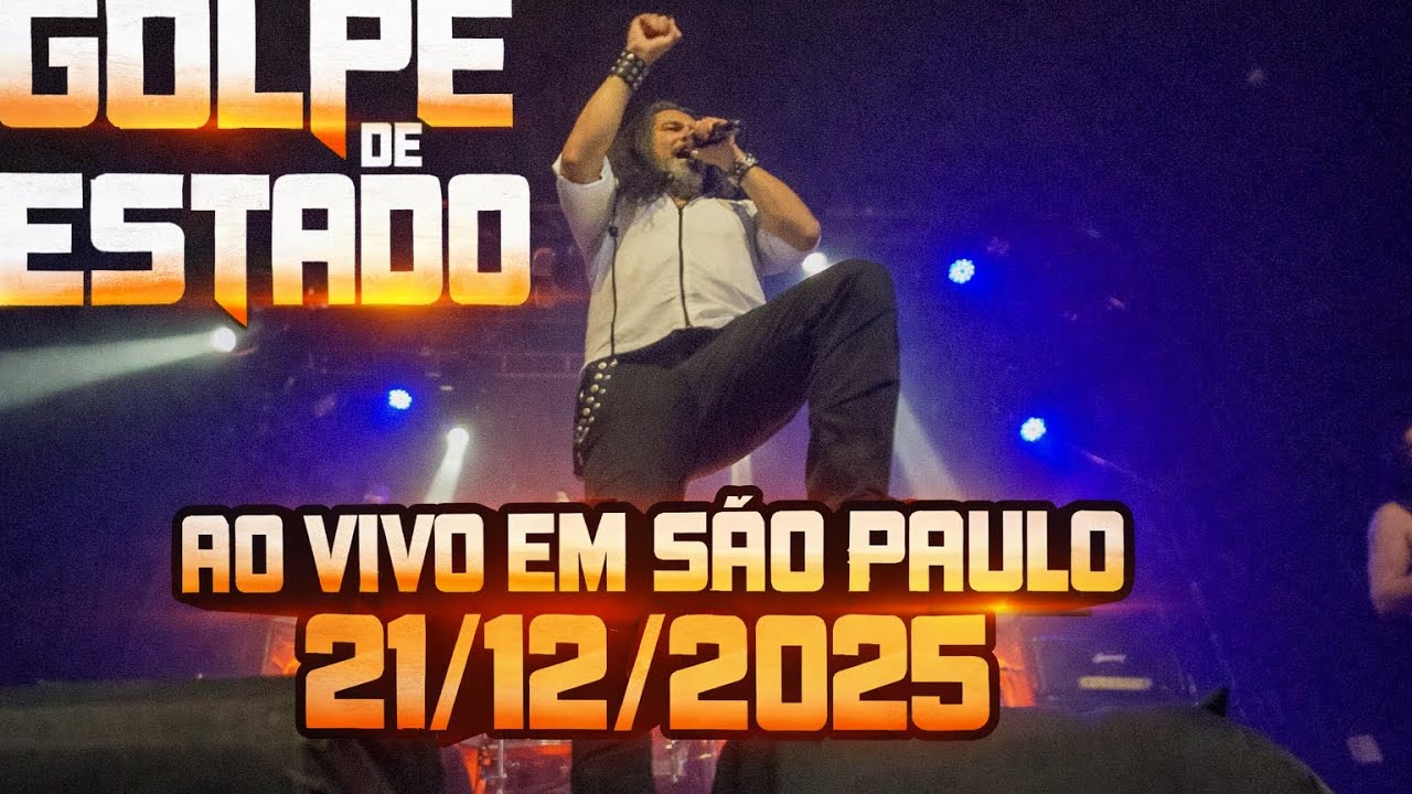 Golpe de Estado - Ao Vivo em S&atilde;o Paulo 21/12/2025 #rock #brasil #hardrock 