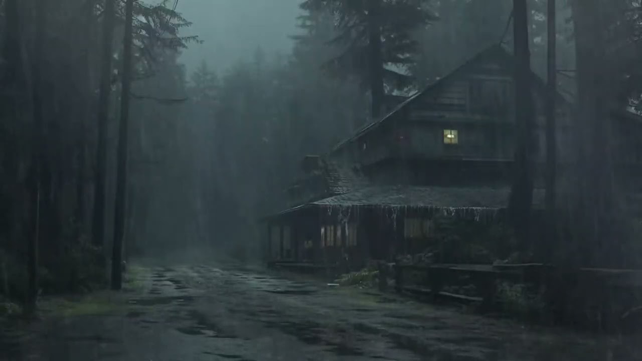 Gentle Rain Sounds 🌧️ | Deep Sleep, Relaxation & Peaceful Night