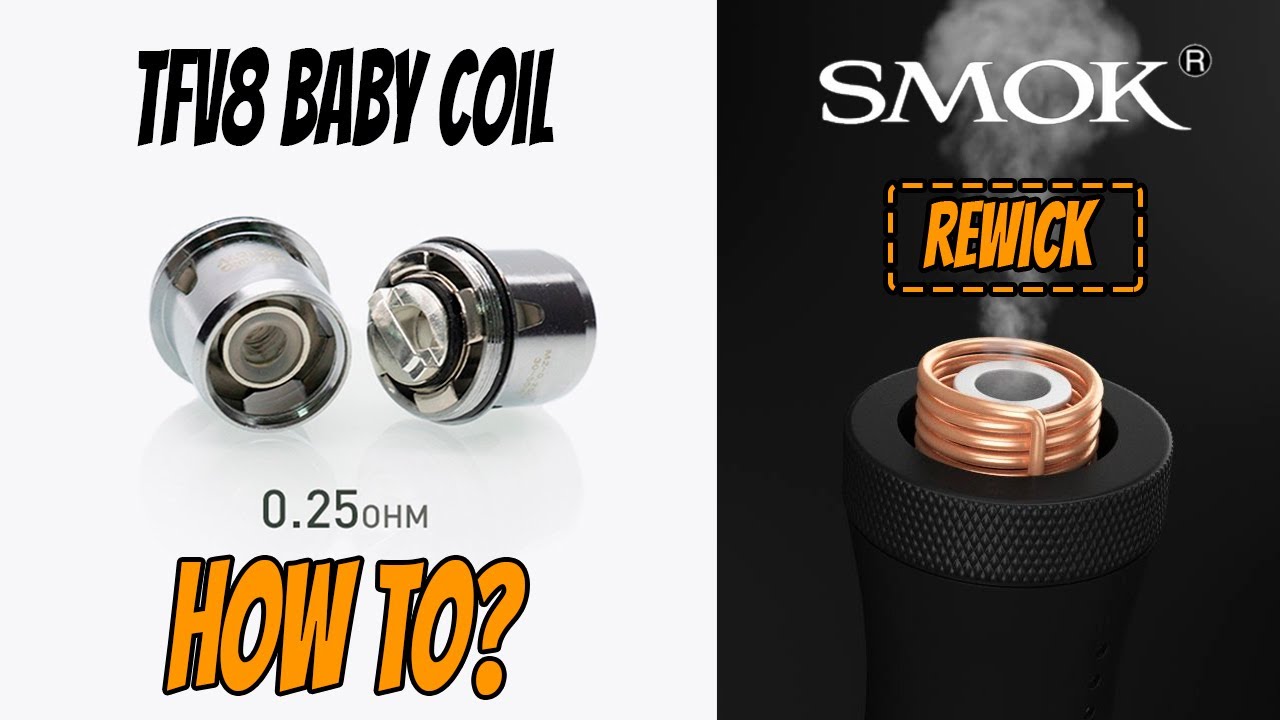 💡 HOW TO REWICK or REBUILD SMOK TFV8 Baby Coils