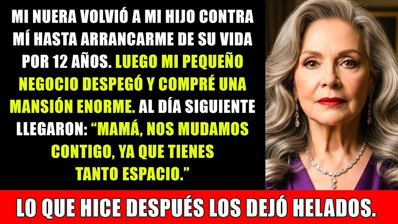 Me expulsaron durante 12 años y tuvieron la audacia de tocar la puerta de mi mansión, así que yo