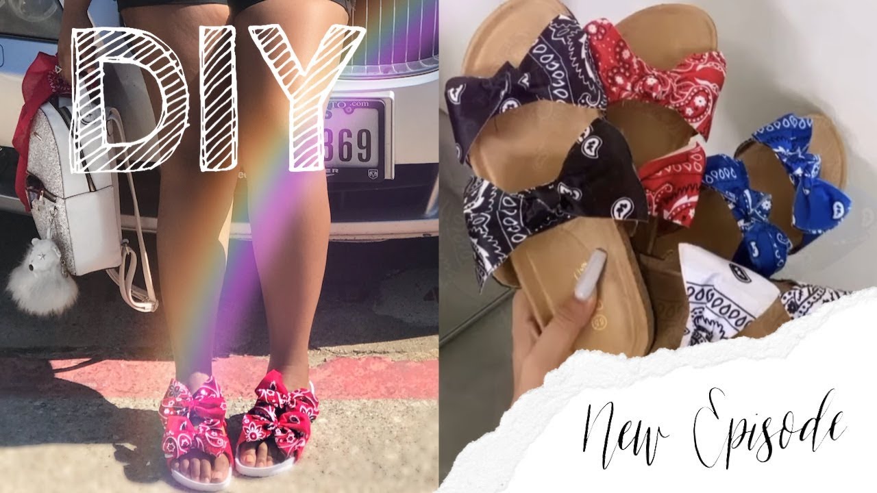 DIY Bandanna Slides (UNDER $25)